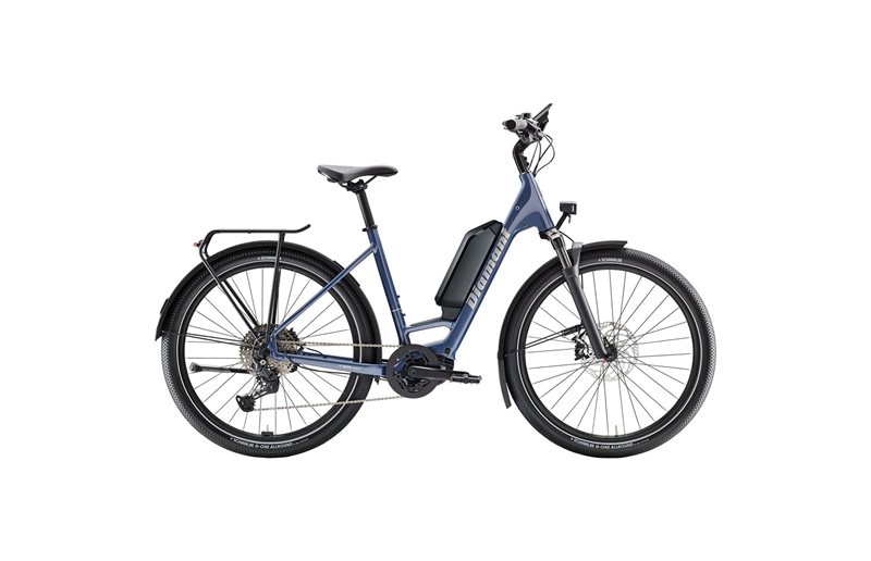 Elcykel Diamant Zing Trip Plus Lowstep 725Wh Vergissmeinnichtblau Metallic