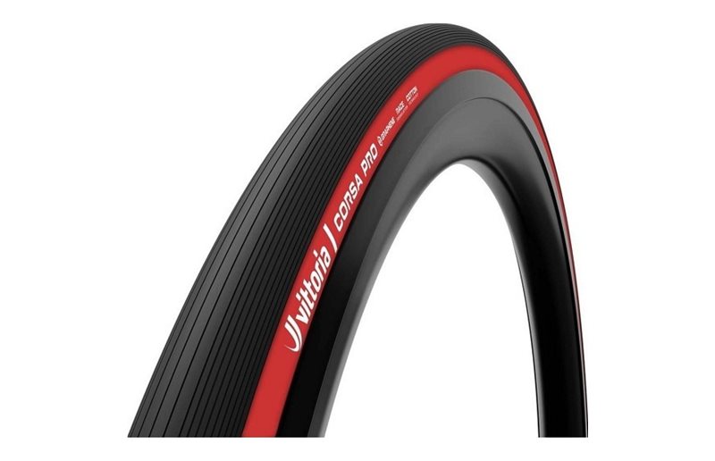 Cykeldäck Vittoria Corsa Pro Red TLR G2 Black/Red