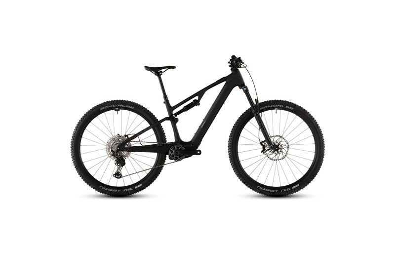 El MTB Cube AMS Hybrid ONE44 C:62 Pro 400X Blackline