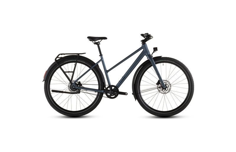 City-hybridipyörä Cube Editor Pro FE Mid Mineralblue/Chrome