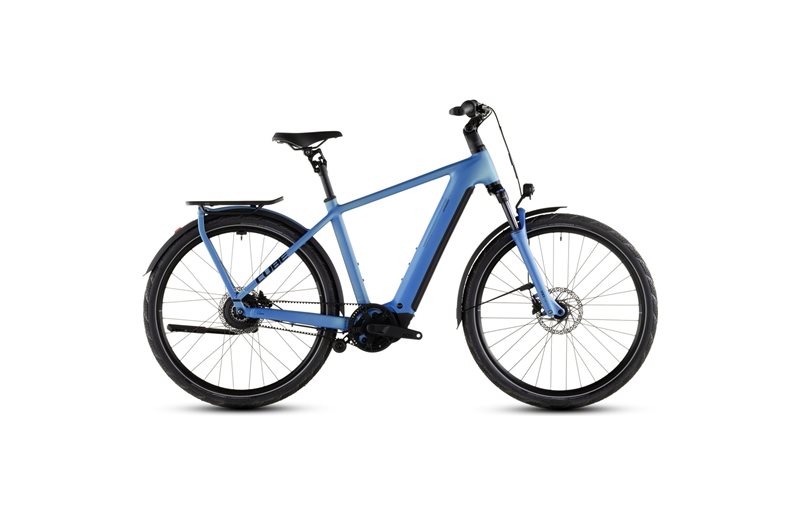 Hybridcykel el Cube Kathmandu Hybrid Comfort Pro 800 Azure/Black