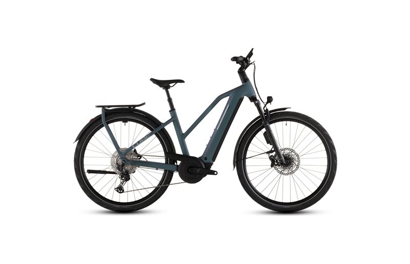 Hybridcykel el Cube Kathmandu Hybrid EXC 800 Mid Smaragdgrey/Prism