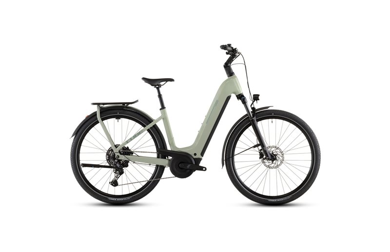 Hybridcykel el Cube Kathmandu Hybrid ONE 800 Low Pea/Green