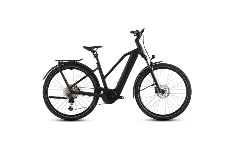 Hybridcykel el Cube Kathmandu Hybrid Pro 800 Mid Coal/Black