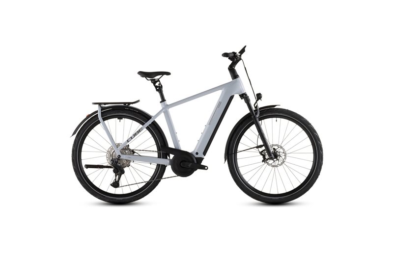 Sähköpyörä hybridi Cube Kathmandu Hybrid SLX 800 Foggrey/Grey