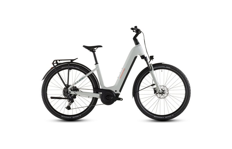 Sähköpyörä hybridi Cube Nuride Hybrid Performance 600 Low Desertstone/Grey