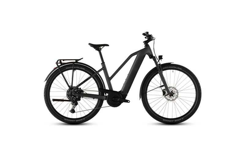 Hybridcykel el Cube Nuride Hybrid Performance 600 Mid Slabgrey/Black