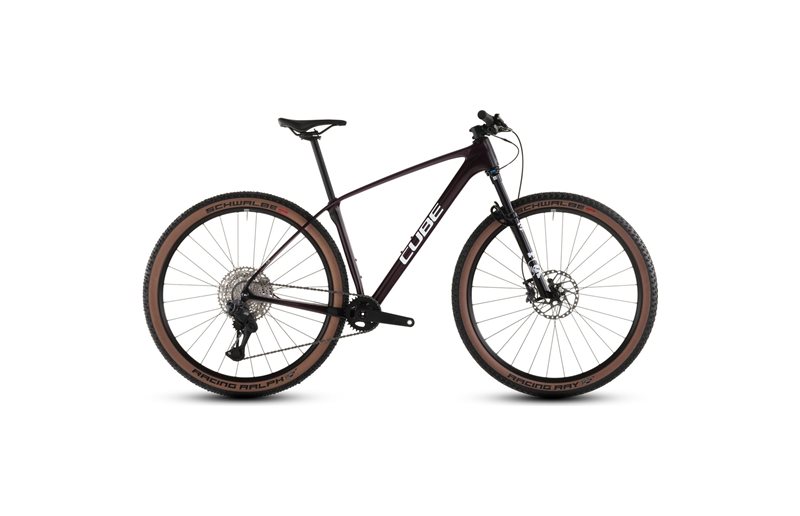 Hardtail MTB Cube Reaction C:62 Race Liquidred/White