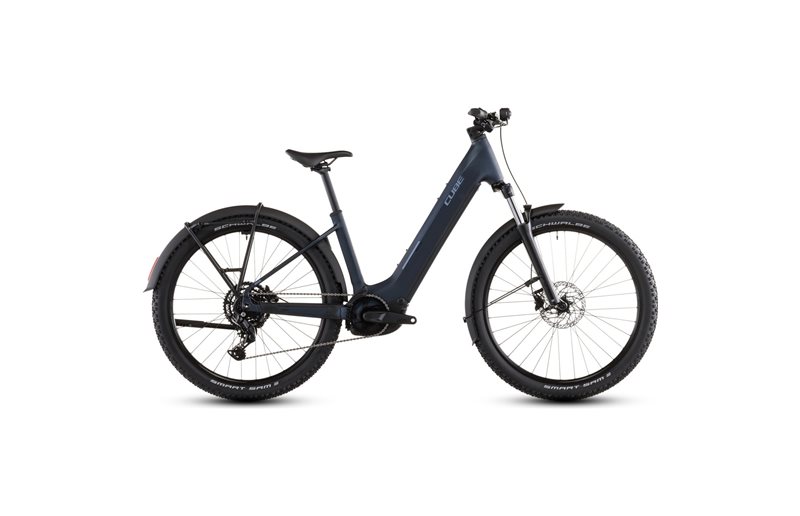 El MTB Cube Reaction Hybrid Performance 600 FE Low Indigoblue/Reflex