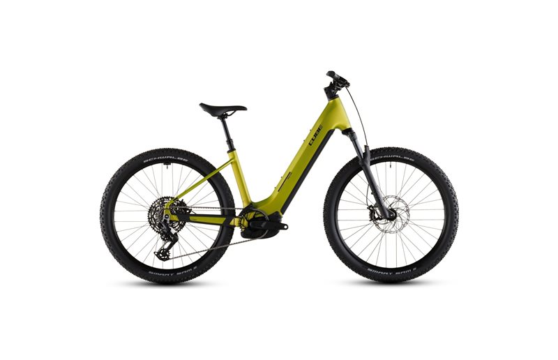 Sähkömaastopyörä Cube Reaction Hybrid Race 800 Low Lizard/Black