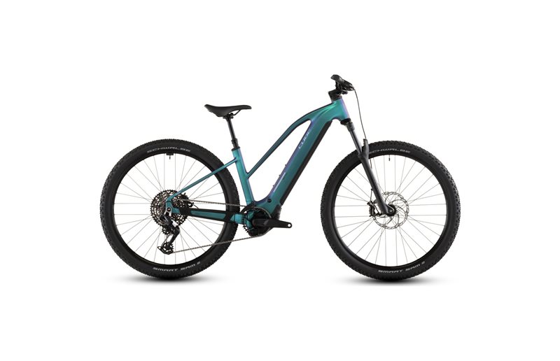 El MTB Cube Reaction Hybrid Race 800 Mid Polarlight/Prism