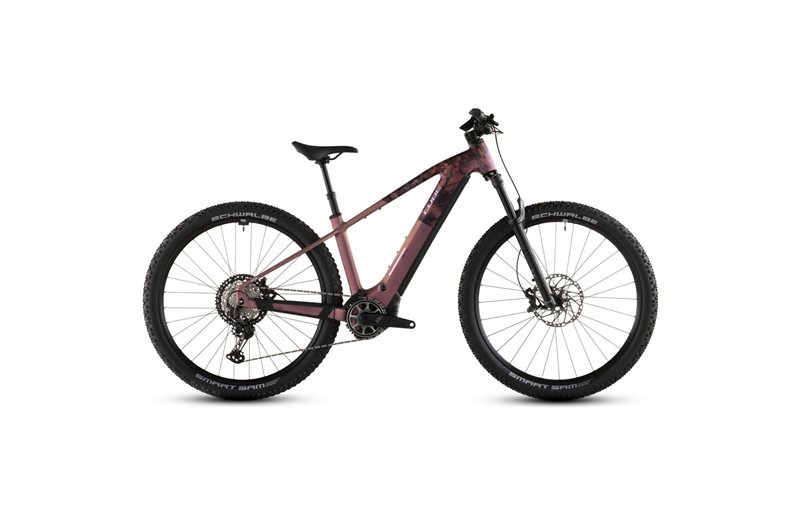 El MTB Cube Reaction Hybrid SLX 800 Shiftblush/Art