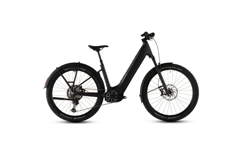 El MTB Cube Reaction Hybrid SLX 800 FE Low Silverdust/Chrome