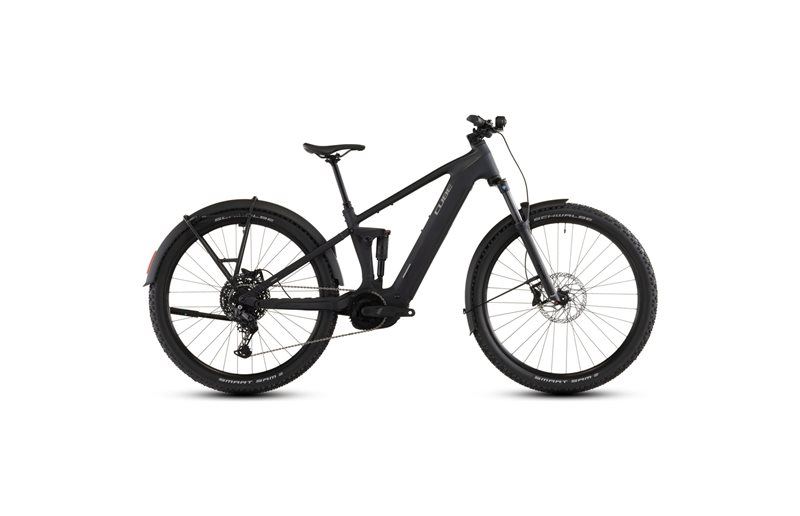 El MTB Cube Stereo Hybrid ONE22 Pro 600 FE Night/Chrome