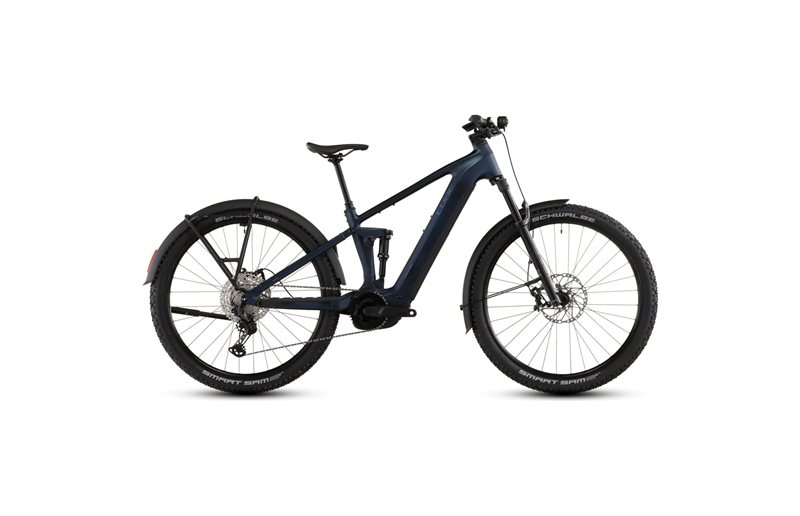El MTB Cube Stereo Hybrid ONE22 SLX 800 FE Indigoblue/Blue