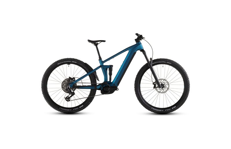 El MTB Cube Stereo Hybrid ONE44 EX 800 Electricblue/Blue