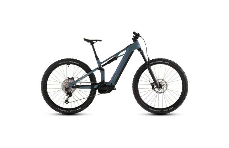 El MTB Cube Stereo Hybrid ONE44 HPC Race 800 Smaragdgrey/Prism