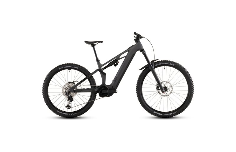 El MTB Cube Stereo Hybrid ONE77 HPC Race 800 Irongrey/Black