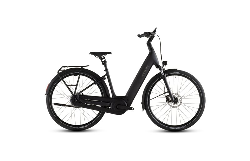 Sähköpyörä hybridi Cube Supreme Hybrid Comfort Pro 600 Low Grey/Chrome