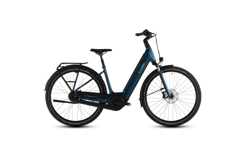 Hybridcykel el Cube Supreme RT Hybrid Comfort EX 600 Low Nautica/Prism