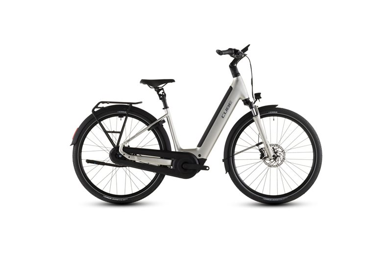 Hybridcykel el Cube Supreme RT Hybrid Comfort EXC 600 Low Champagne/Grey
