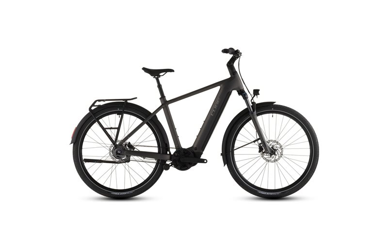 Hybridcykel el Cube Touring Hybrid Comfort SLX 800 Charcoal/Chrome
