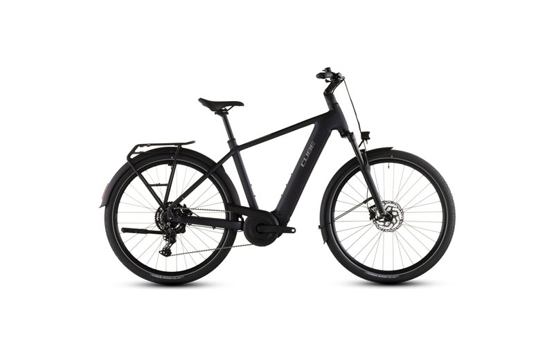 Hybridcykel el Cube Touring Hybrid ONE 600 Coal/Chrome