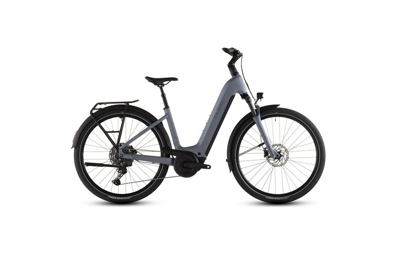 Hybridcykel el Cube Touring Hybrid Pro 800 Low Pearlgrey/Grey