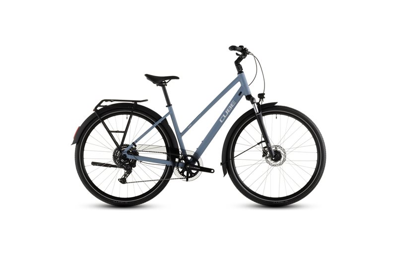 City-hybridipyörä Cube Touring ONE Mid Bluebird/Grey