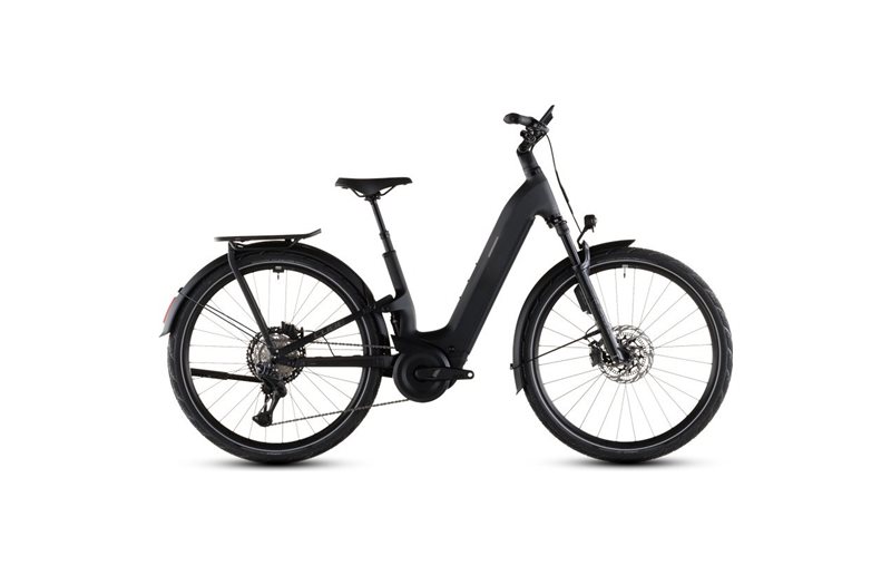 Sähköpyörä hybridi Cube Kathmandu Hybrid ONE11 HPC SLT 800 Low Carbon/Silverdust