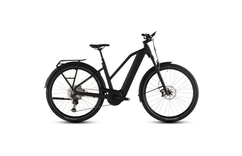 Hybridcykel el Cube Nuride Hybrid SLX 800 Mid Black/Gold
