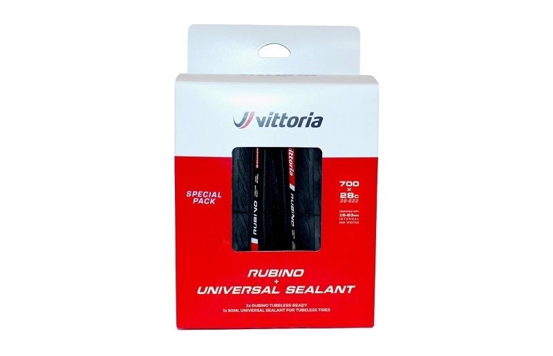 Däckpaket Vittoria Rubino V G2 TLR Black