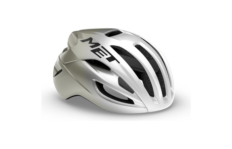 Cykelhjelm MET Rivale Mips Silver/Gray Glossy