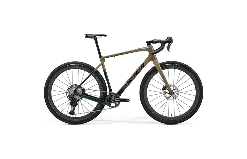 Gravelbike Merida Silex 9000 Halo Green Fade/Silver Green