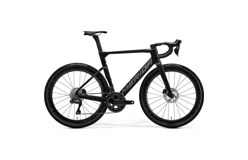 Aero maantiepyörä Merida Reacto 8000 Silk Black/Glossy Dark Silver
