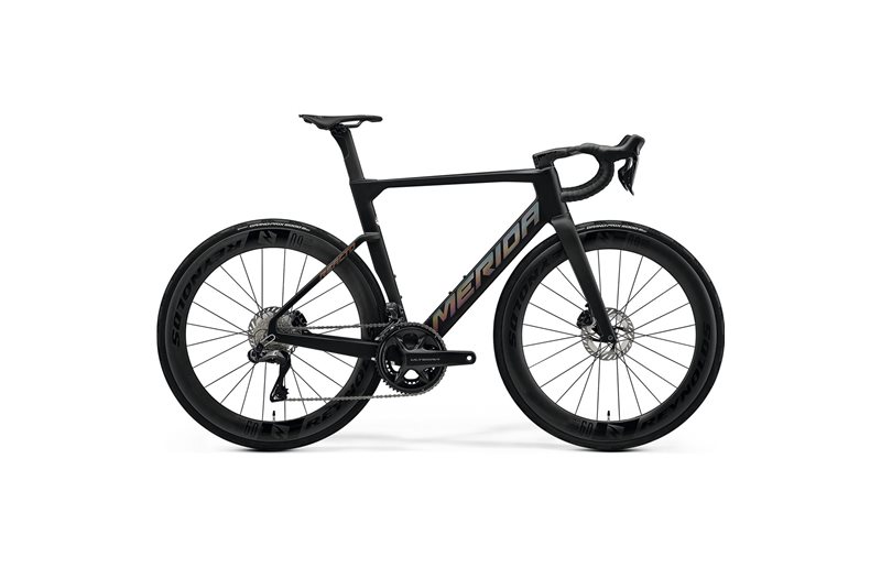 Aero maantiepyörä Merida Reacto 9000 Silk Black/Glossy Dark Silver