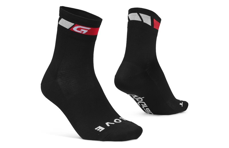 Pyöräilysukat GripGrab Regular Cut Black