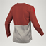 Pyöräilypaita Endura MT500 Burner L/S Jersey Brick Red