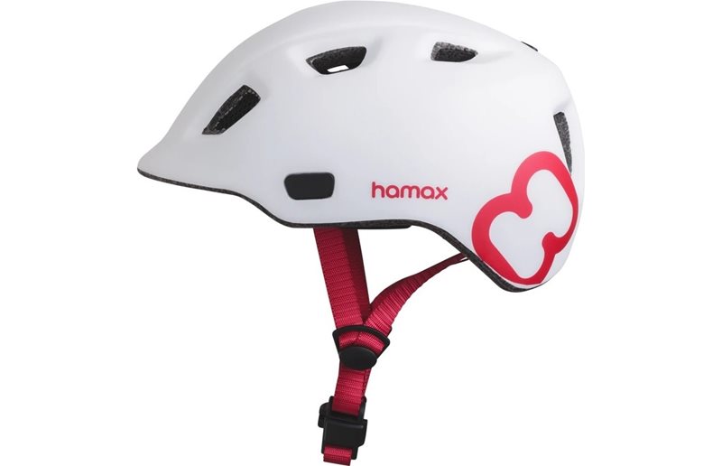 Lasten pyöräilykypärä Hamax Thundercap Valkoinen/Pinkki