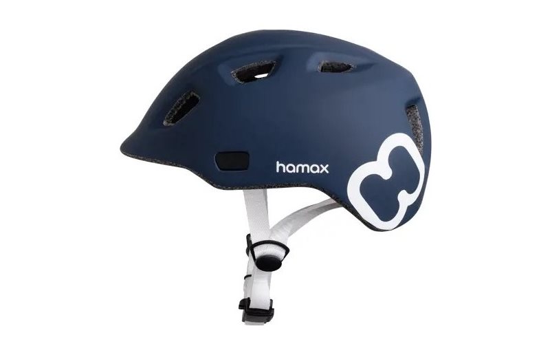 Lasten pyöräilykypärä Hamax Thundercap Navy Blue/White