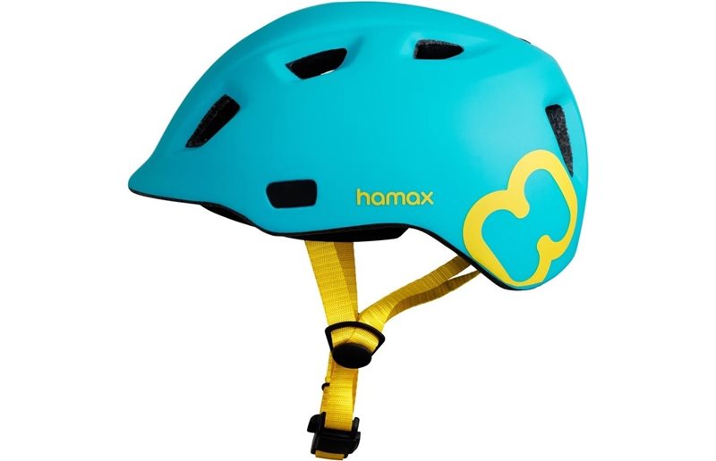 Hamax Cykelhjelm Børn Thundercap Turkis/Gul