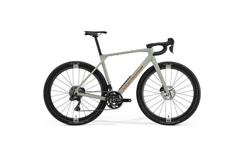 Gravel bike Merida Mission 7000 Matt Early Grey Moss/Bronze