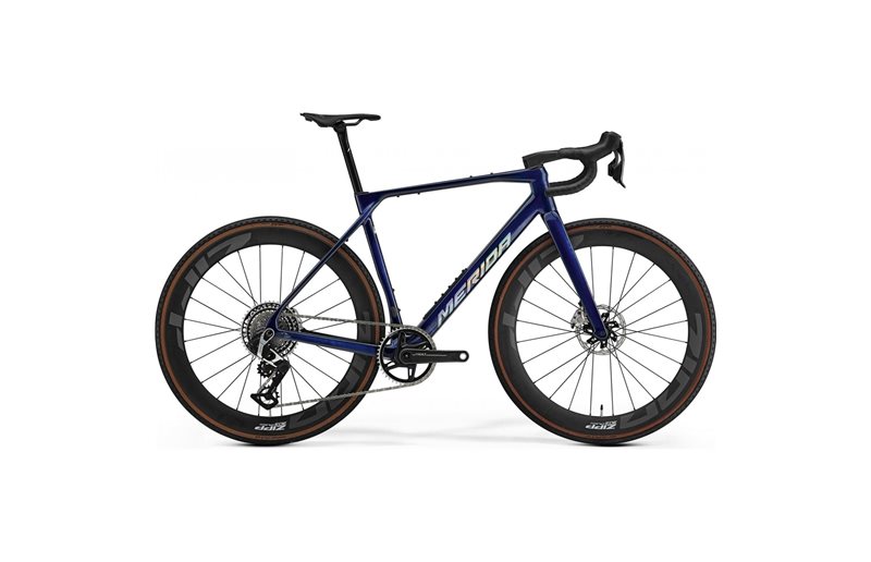 Gravel bike Merida Mission 10K Transparent Blue/Carbon