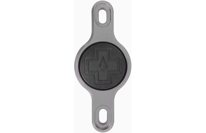 Hållare för Apple-Airtag MUC-OFF Secure Tag Holder 2.0 Silver