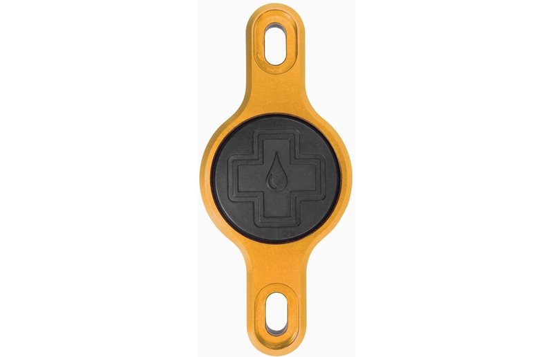 AirTag pidike MUC-OFF Secure Tag Holder 2.0 Gold