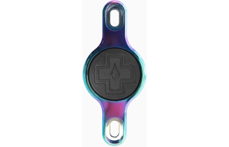 Hållare för Apple-Airtag MUC-OFF Secure Tag Holder 2.0 Iridescent