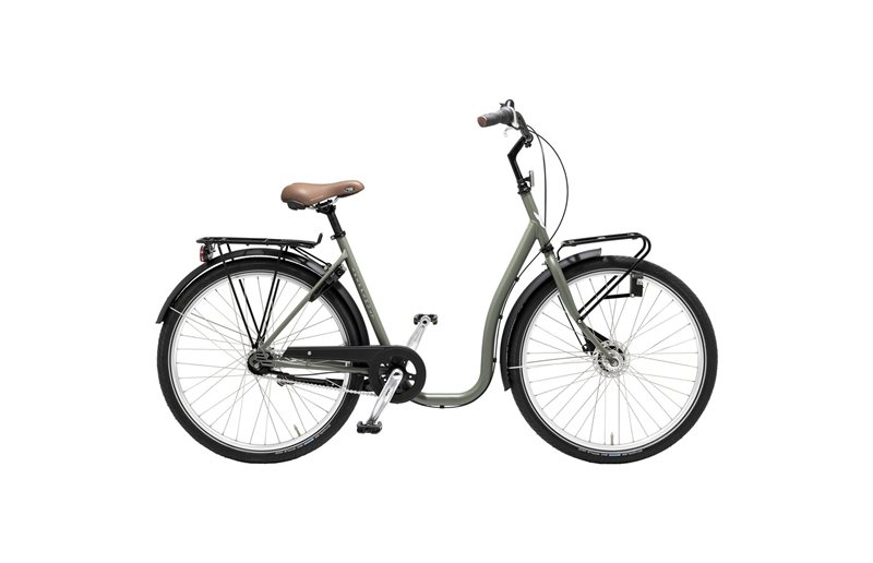 Damcykel Skeppshult Dela 7-Vxl Oliv Matt