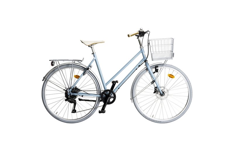 Naisten polkupyörä Skeppshult Favorit Sport 9-vaihteinen Fjällblå Matt