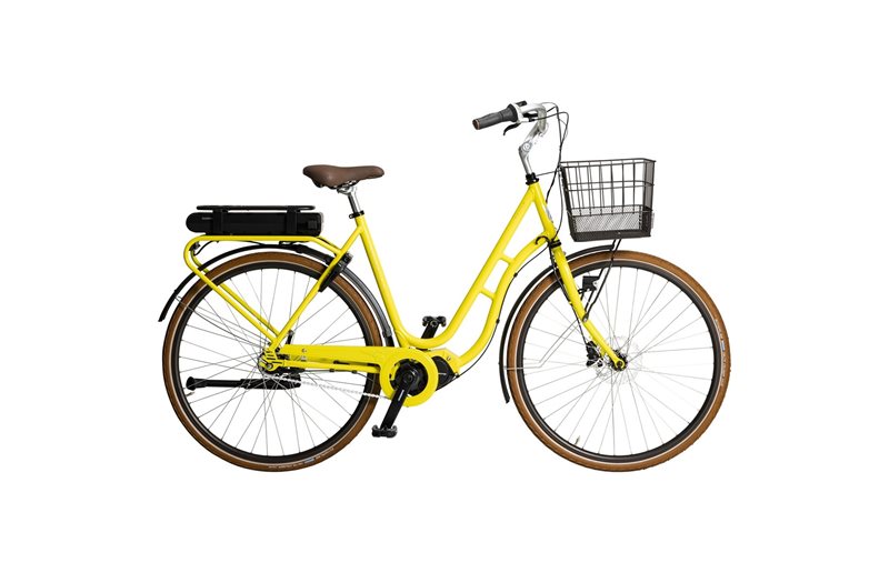 Elcykel Skeppshult Natur Colour 7-Vxl Bära Gul