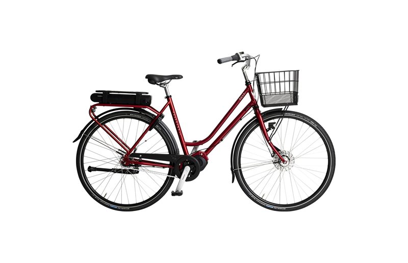 Elcykel Skeppshult Nova 7-Vxl Flamröd Matt